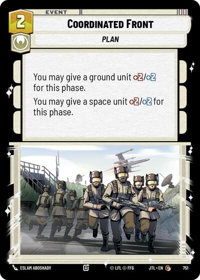 Coordinated Front (Foil) (Jump to Lightspeed) Near Mint Foil