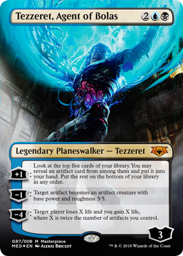 Tezzeret, Agent of Bolas (Guilds of Ravnica Mythic Edition) Near Mint Foil