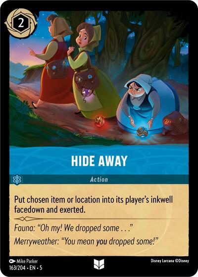 Hide Away (Shimmering Skies) Near Mint Cold Foil