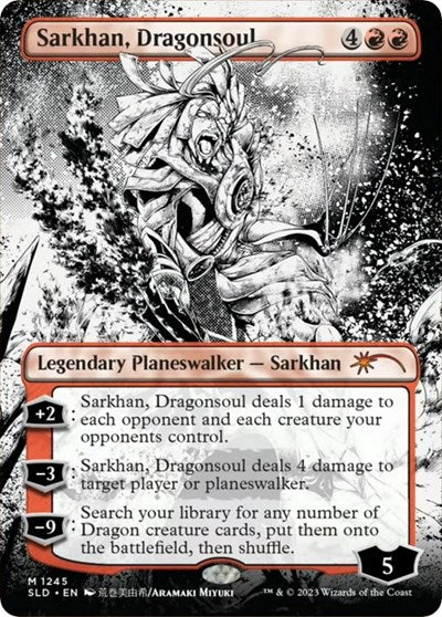 Sarkhan, Dragonsoul (Borderless) (Secret Lair) Light Play Foil