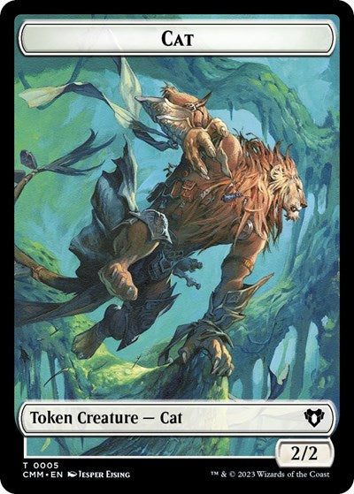 Cat Token (0005) (Commander Masters) Near Mint