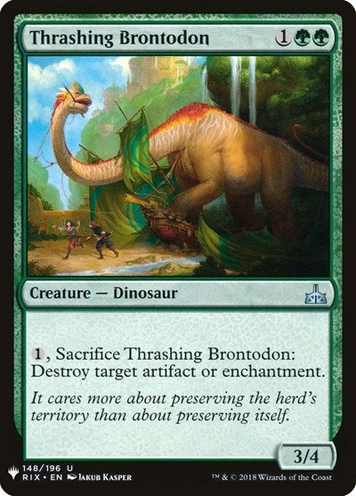Thrashing Brontodon (Mystery Booster) Near Mint