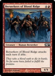 Berserkers of Blood Ridge (Magic 2010 Core Set) Medium Play Foil