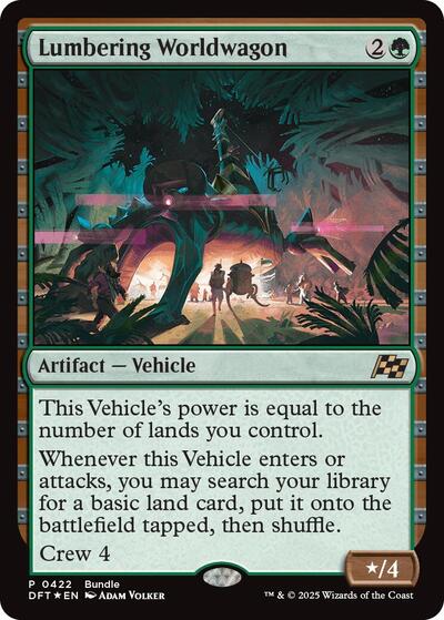 Lumbering Worldwagon (Promos: Unique and Miscellaneous) Near Mint Foil