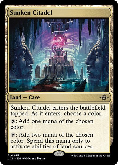 Sunken Citadel (The Lost Caverns of Ixalan) Light Play Foil