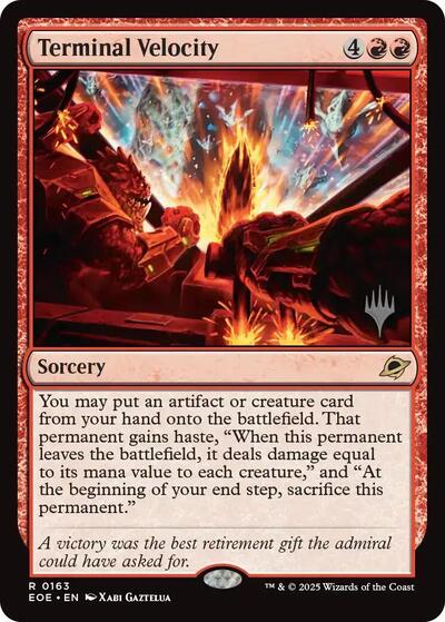 Terminal Velocity (Promo Pack: Edge of Eternities) Near Mint