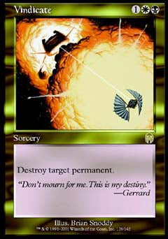 Vindicate (Apocalypse) Medium Play