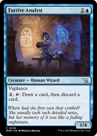 Furtive Analyst (March of the Machine) Near Mint Foil