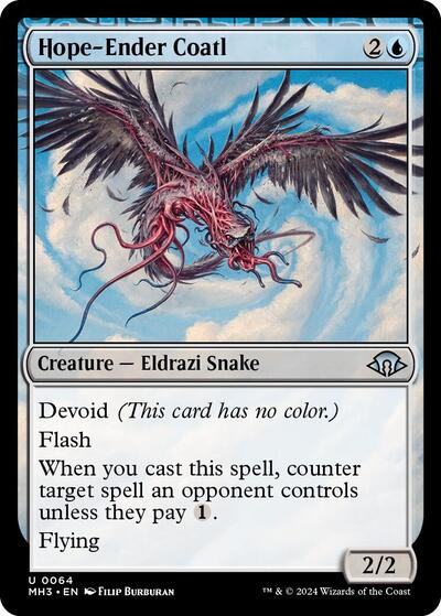 Hope-Ender Coatl (Modern Horizons 3) Light Play Foil