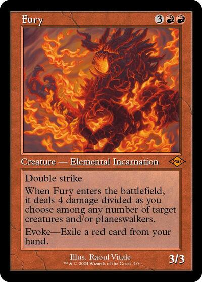 Fury (Retro Frame) (Modern Horizons 2) Light Play Foil