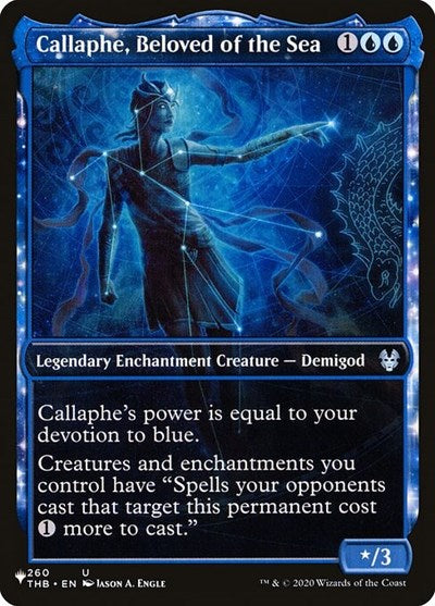 Callaphe, Beloved of the Sea (Showcase) (The List) Near Mint