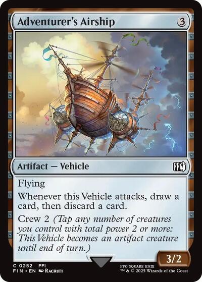 Adventurer's Airship (Universes Beyond: FINAL FANTASY) Near Mint Foil