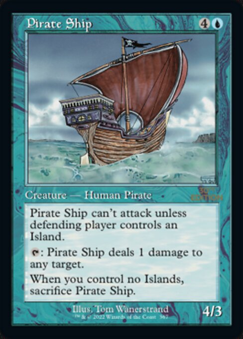 Pirate Ship (Retro Frame) (30th Anniversary Edition) Near Mint