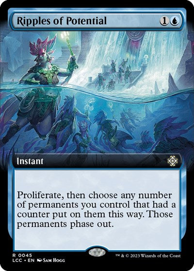 Ripples of Potential (Extended Art) (Commander: The Lost Caverns of Ixalan) Near Mint