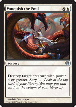 Vanquish the Foul (Theros) Light Play