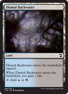 Dismal Backwater (Commander 2018) Heavy Play