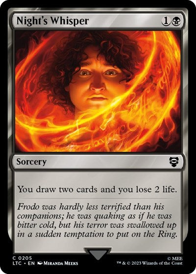 Night's Whisper (Commander: The Lord of the Rings: Tales of Middle-earth) Light Play
