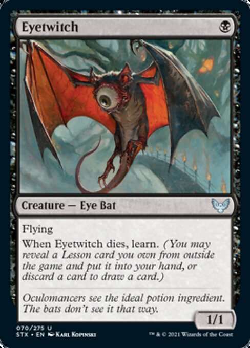 Eyetwitch (Strixhaven) Near Mint Foil