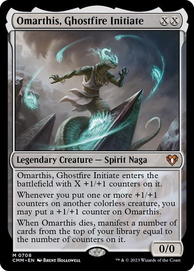 Omarthis, Ghostfire Initiate (Commander Masters) Light Play Foil