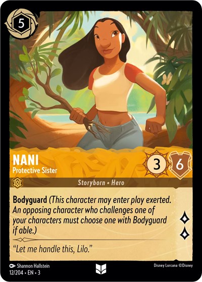 Nani - Protective Sister (Into the Inklands) Near Mint Cold Foil