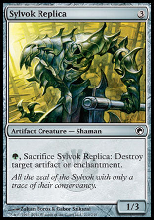 Sylvok Replica (Scars of Mirrodin) Light Play