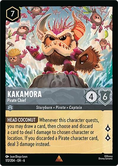 Kakamora - Pirate Chief (Azurite Sea) Near Mint