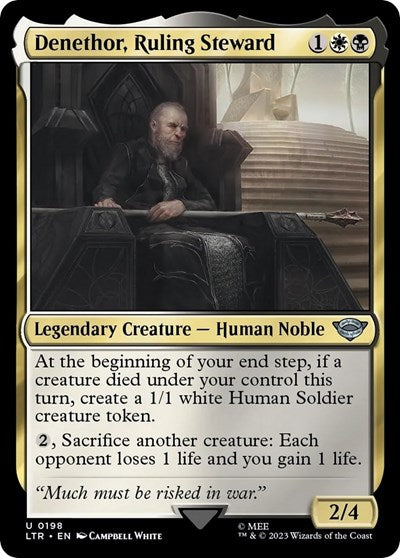 Denethor, Ruling Steward (Universes Beyond: The Lord of the Rings: Tales of Middle-earth) Light Play Foil