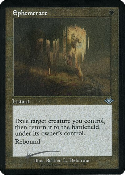 Ephemerate (Retro Frame) (Foil Etched) (Modern Horizons 1 Retro Frames) Near Mint Foil