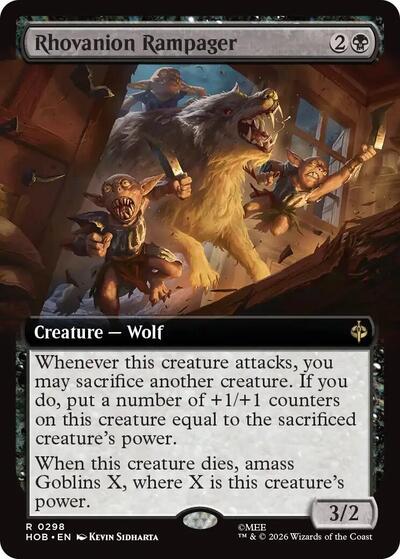 Rhovanion Rampager  Extended Art|1|0|0.00
