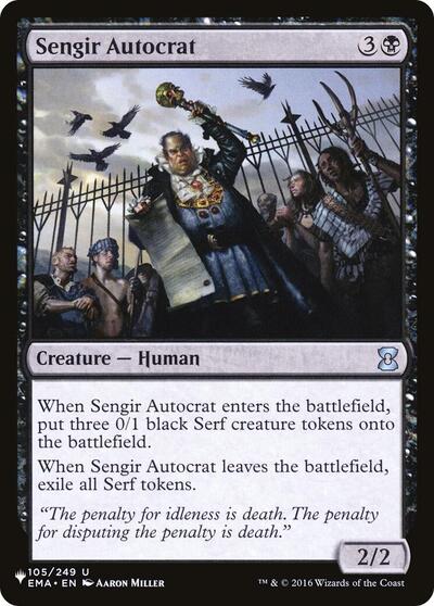 Sengir Autocrat (The List) Light Play