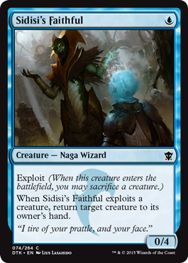 Sidisi's Faithful (Dragons of Tarkir) Medium Play