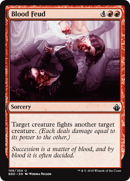 Blood Feud (Battlebond) Light Play Foil