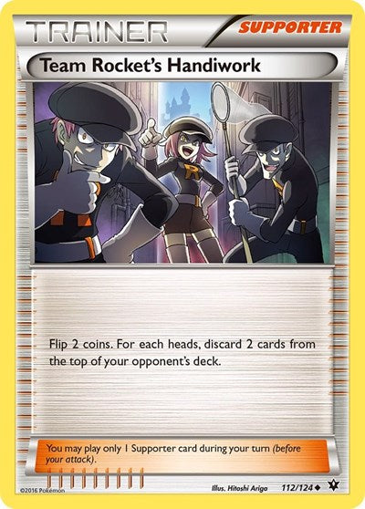 Team Rocket's Handiwork (XY - Fates Collide) Light Play Reverse Holofoil