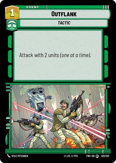 Outflank (Twilight of the Republic) Near Mint Foil
