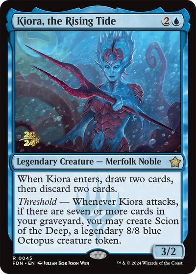 Kiora, the Rising Tide (Promos: Prerelease Cards) Near Mint Foil