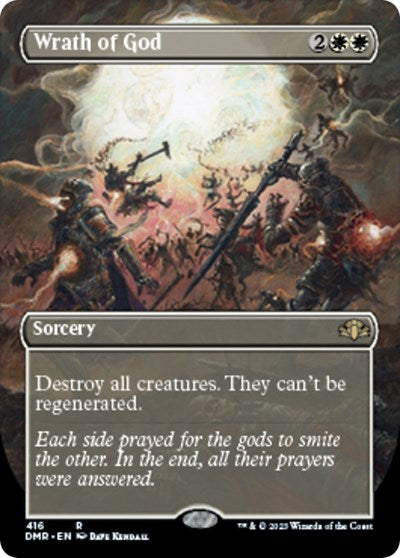 Wrath of God (Borderless) (Dominaria Remastered) Near Mint Foil