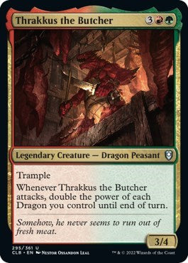 Thrakkus the Butcher (Commander Legends: Battle for Baldur's Gate) Light Play