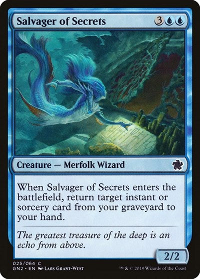 Salvager of Secrets (Magic Game Night 2019) Near Mint