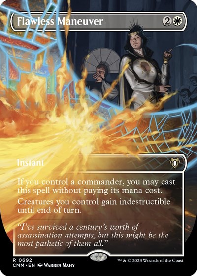 Flawless Maneuver (Borderless) (Commander Masters) Near Mint