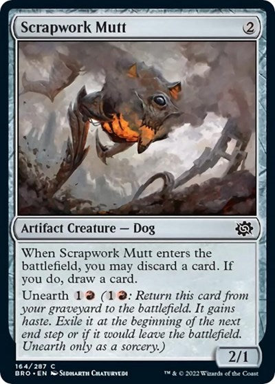 Scrapwork Mutt (The Brothers' War) Light Play Foil