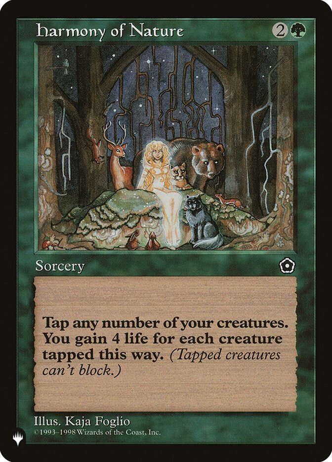 Harmony of Nature (The List) Near Mint
