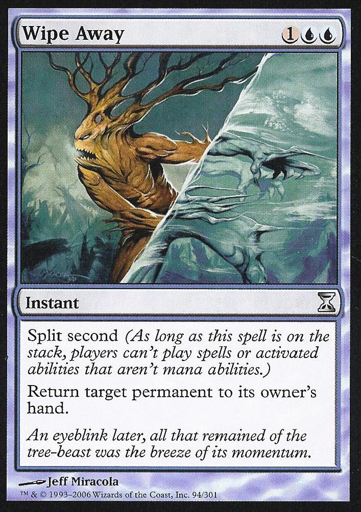 Wipe Away (Time Spiral) Medium Play Foil
