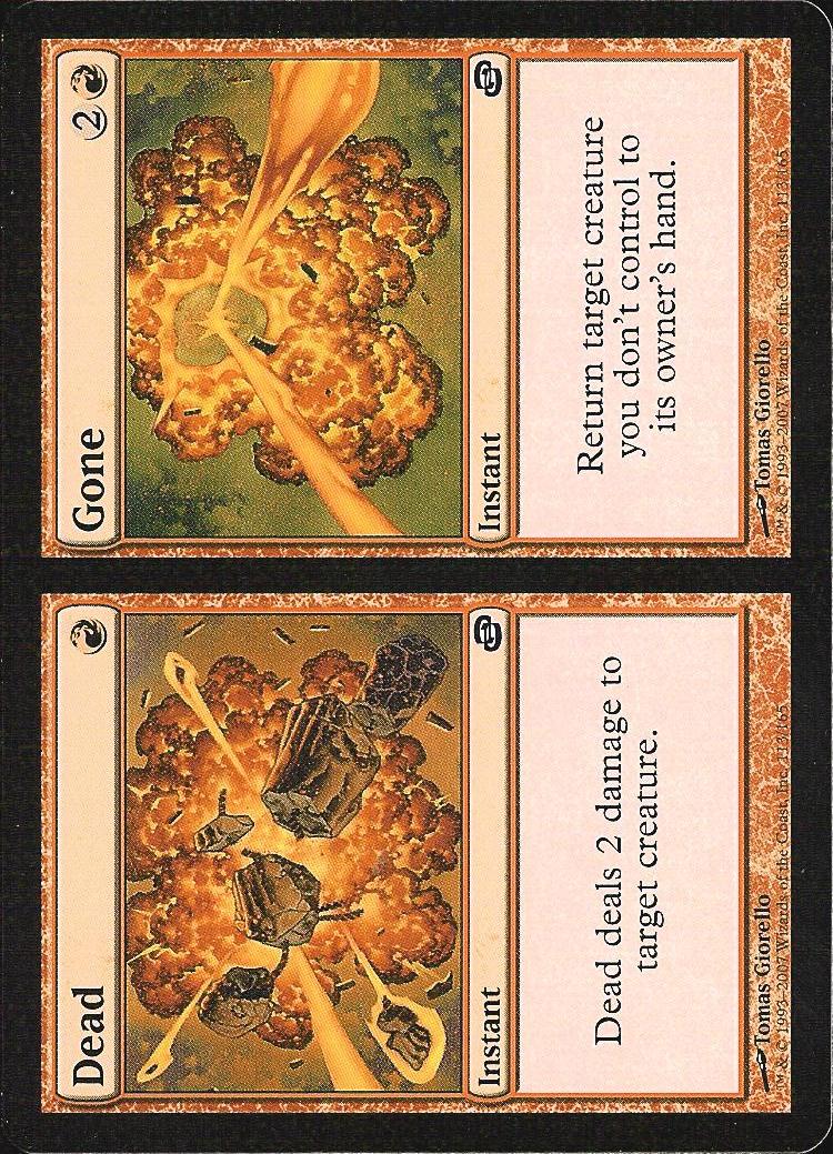 Dead / Gone (Planar Chaos) Medium Play