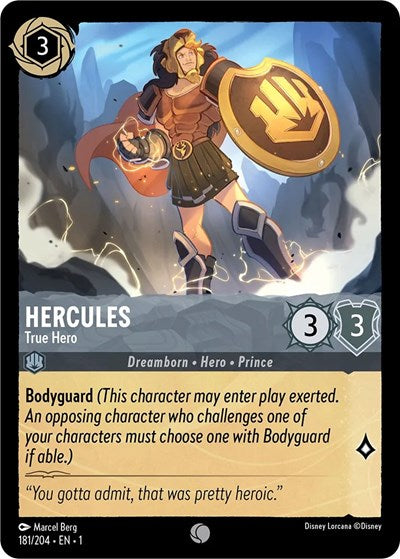 Hercules (The First Chapter) Near Mint Cold Foil