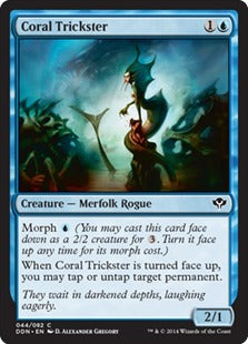 Coral Trickster (Duel Decks: Speed vs Cunning) Medium Play
