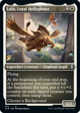 Lulu, Loyal Hollyphant (Etched Foil) (Commander Legends: Battle for Baldur's Gate) Near Mint Foil