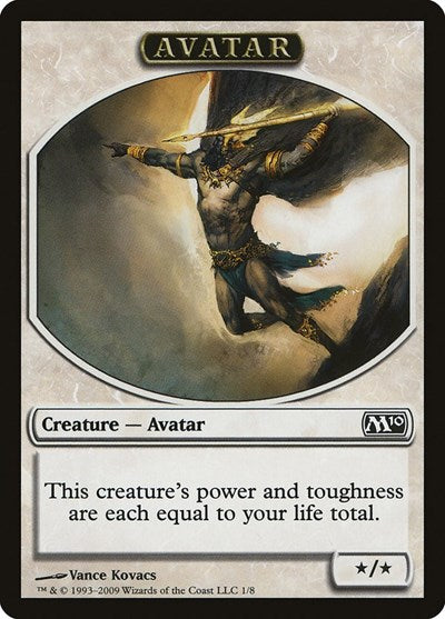 Avatar Token (Magic 2010 (M10)) Light Play
