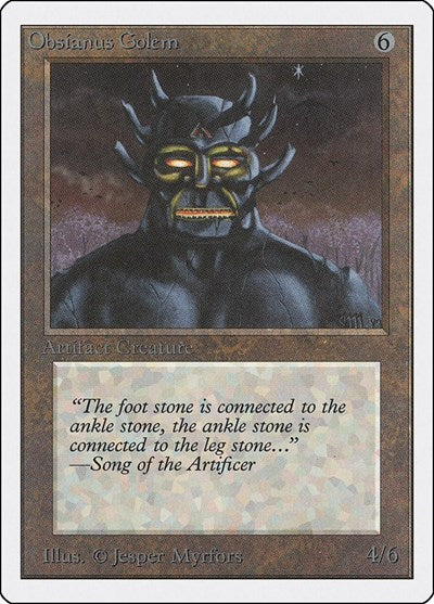 Obsianus Golem|1|0|0.00