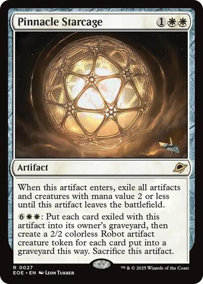 Pinnacle Starcage (Edge of Eternities) Light Play Foil