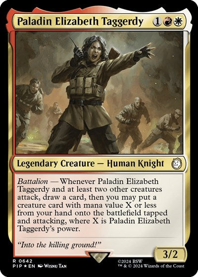Paladin Elizabeth Taggerdy (Surge Foil) (Universes Beyond: Fallout) Near Mint Foil